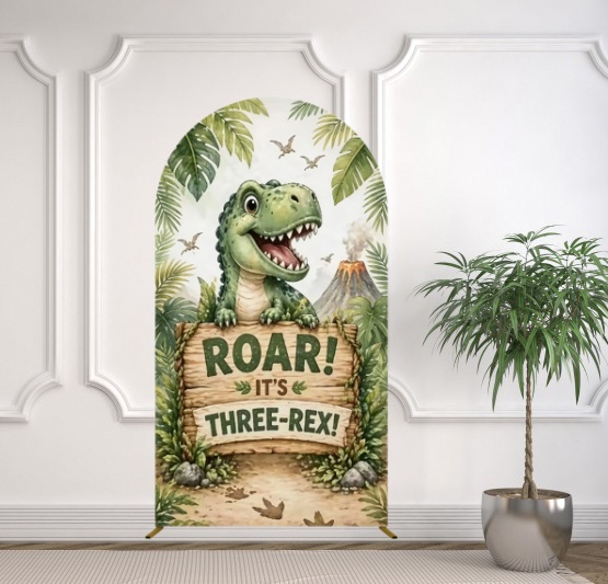 Yeele Dinosaur Themed Arch Cov - огляд і ціна Dessert Table Backdrop