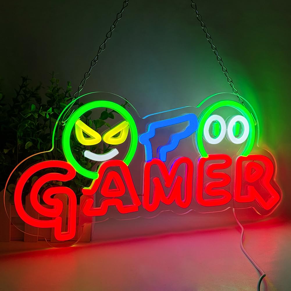 Gamer Neon Sign LED Wall Light - огляд і ціна Neon Sign Party