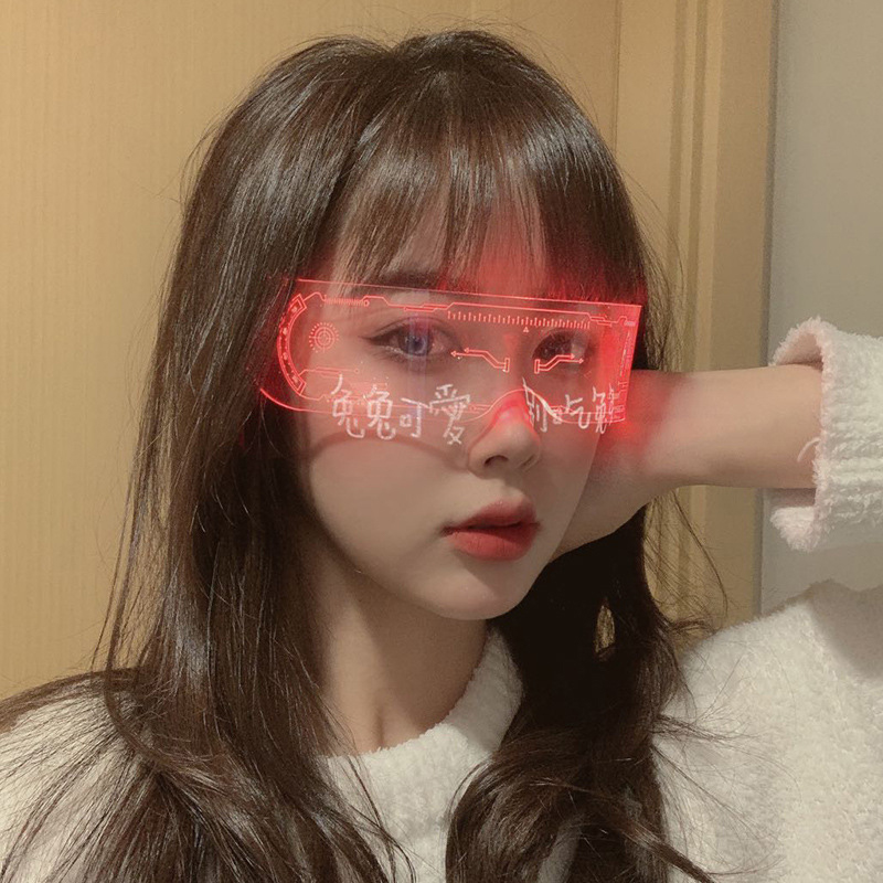 LED Luminous Colorful Sunglass - огляд і ціна Neon Sign Party