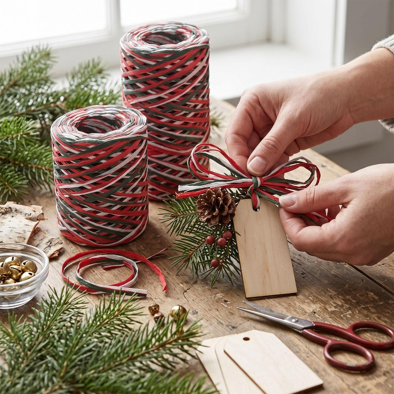 150/600M Raffia Paper Ribbon S - огляд і ціна Papercraft Supply Ribbon