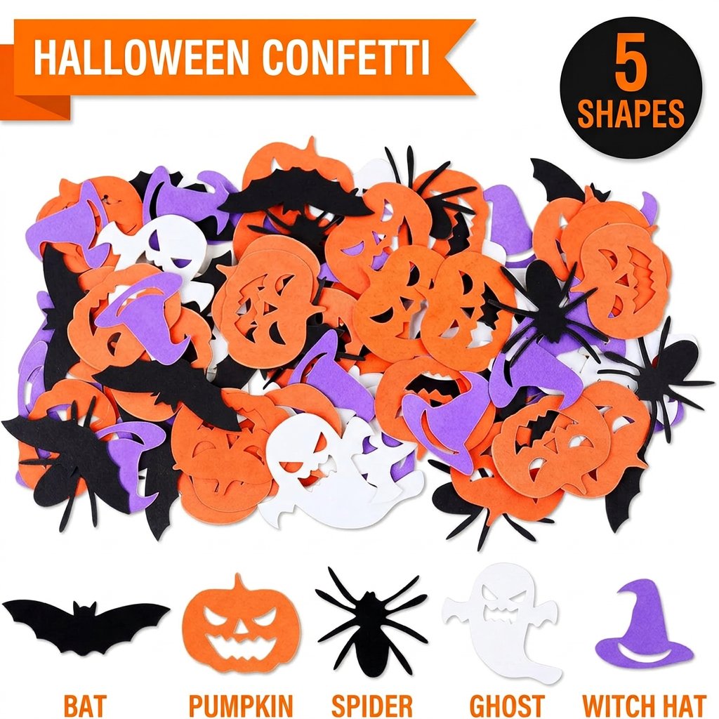 Halloween Party Decorations Co - огляд і ціна Papercraft Supply Confetti