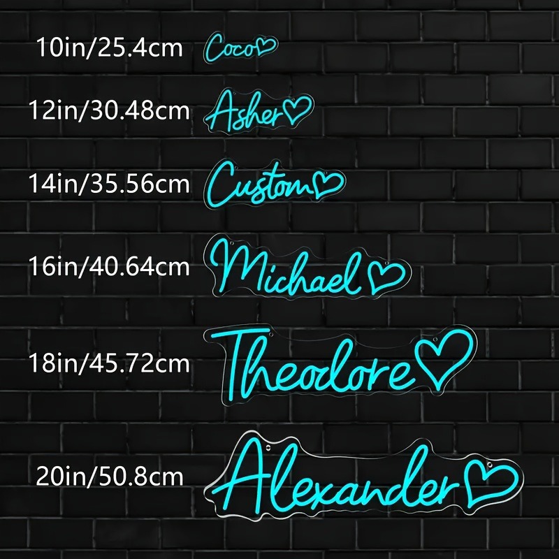 Custom LED Personalized Neon S - огляд і ціна Neon Sign Party