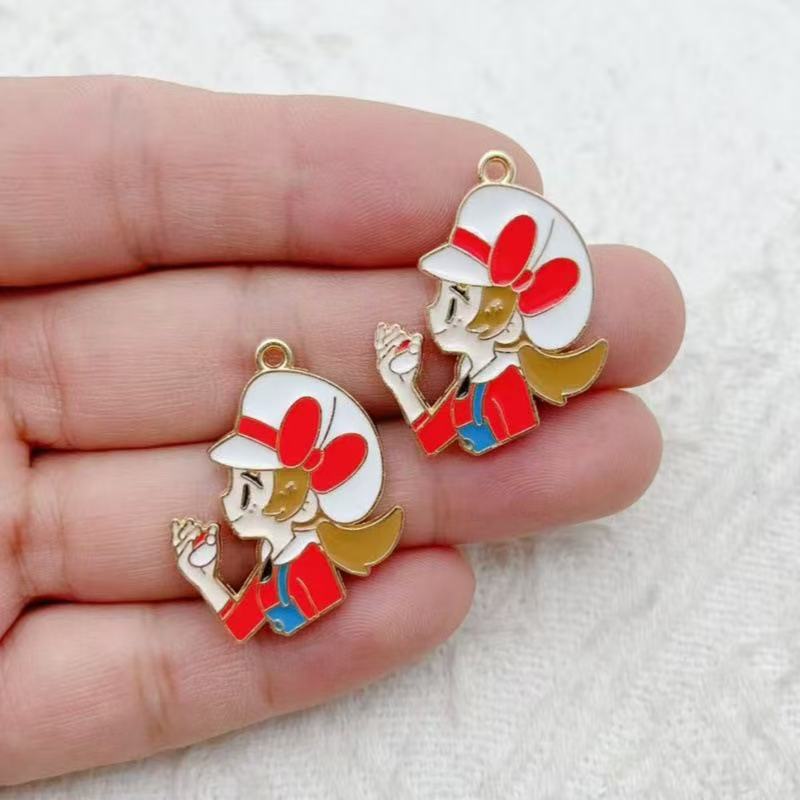 10pcs Cartoon Girl Drip Oil Al - огляд і ціна Event Party