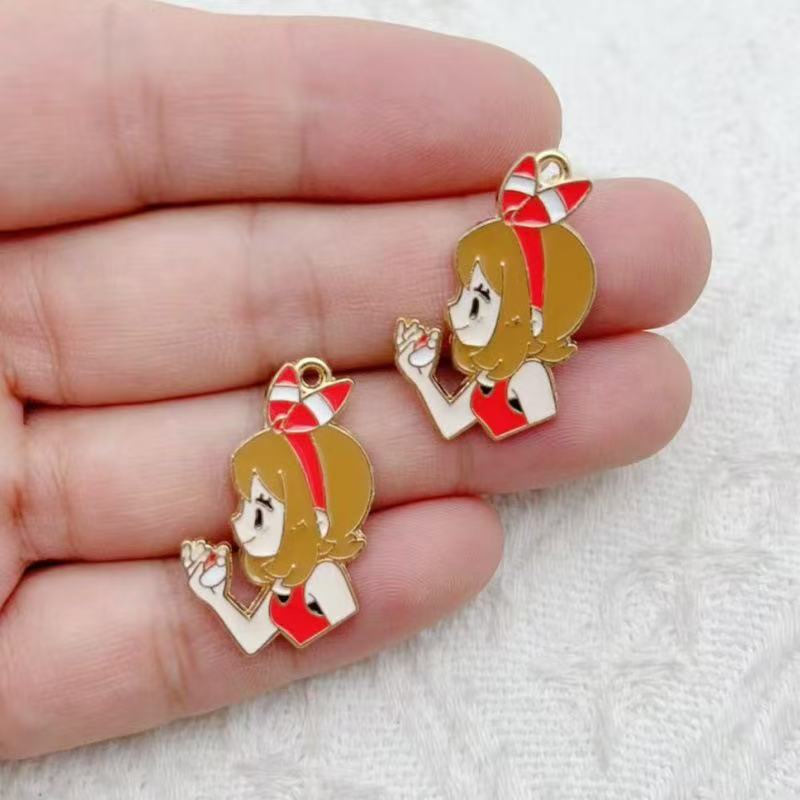 10pcs Cartoon Girl Drip Oil Al - огляд і ціна Event Party