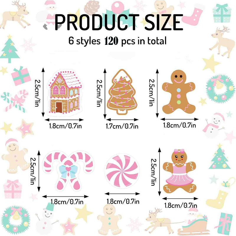 330Pcs Pink Gingerbread Christ - огляд і ціна Papercraft Supply Confetti