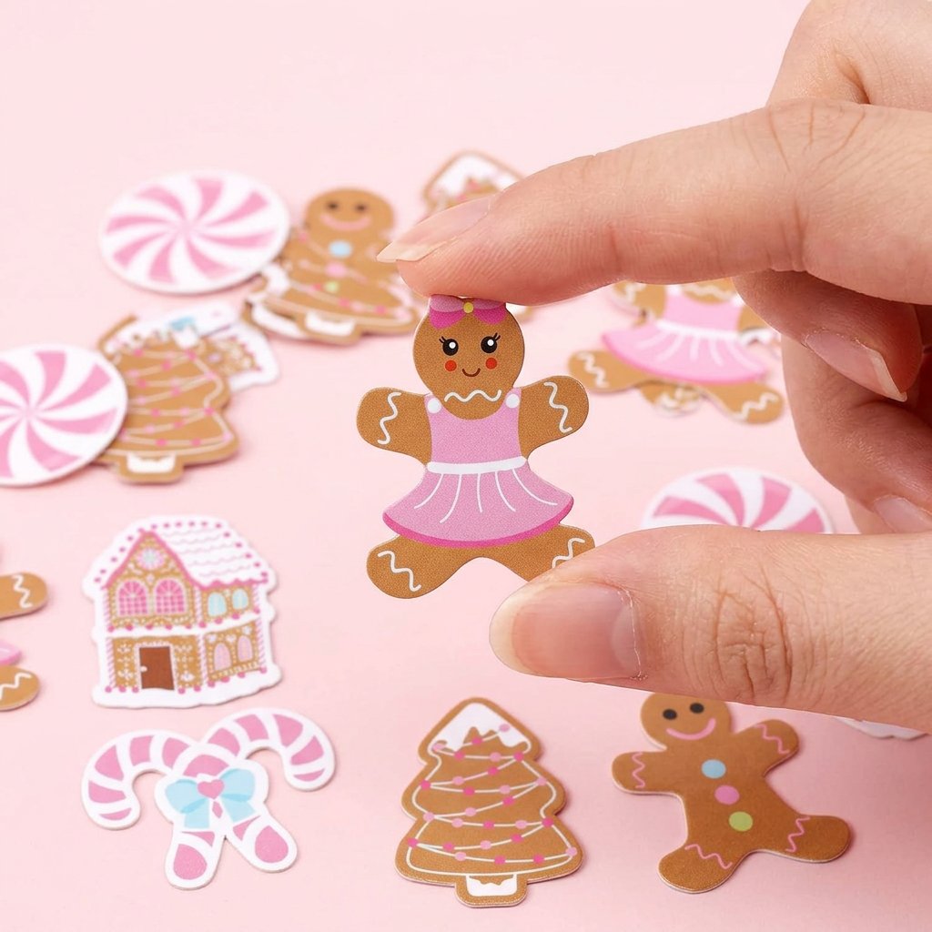 330Pcs Pink Gingerbread Christ - огляд і ціна Papercraft Supply Confetti