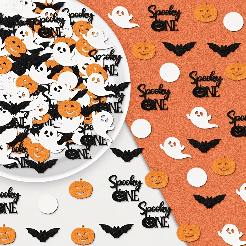 Halloween Table Confetti Orang - огляд і ціна Papercraft Supply Confetti