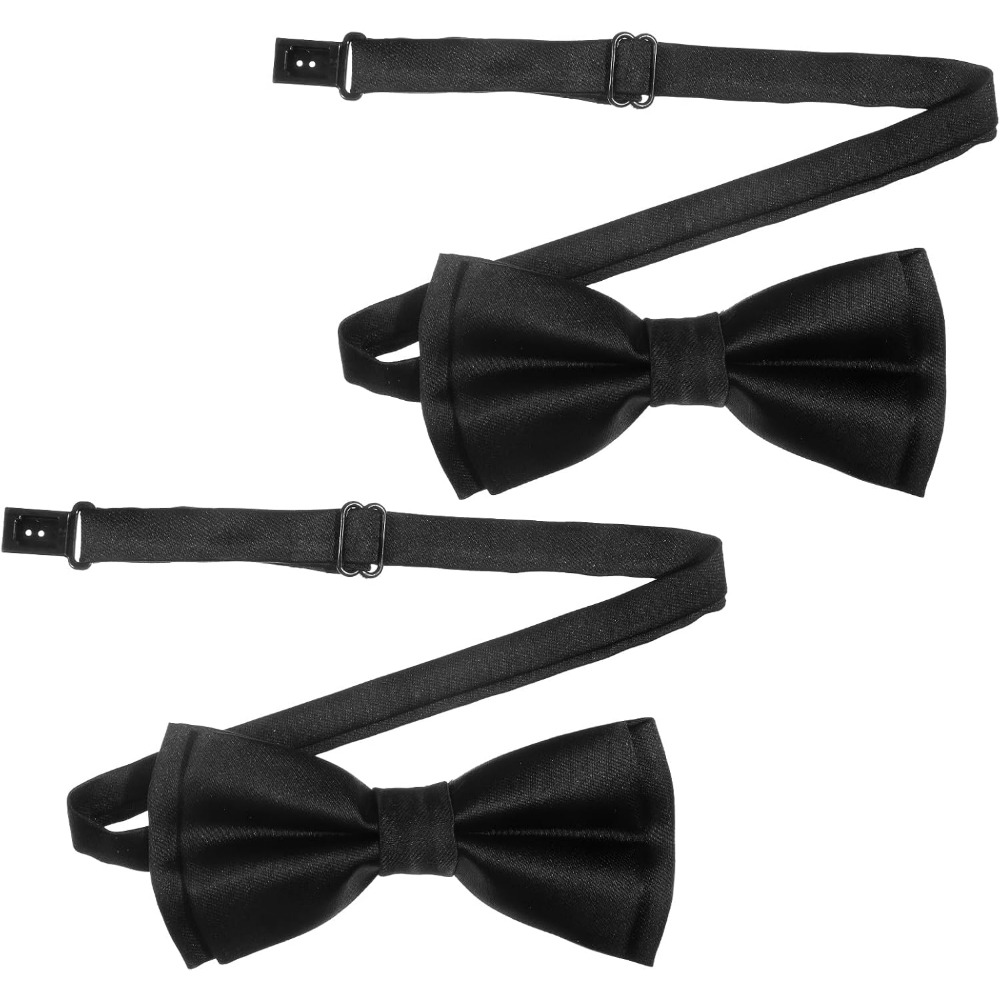 Men's Bow Ties, 2-Pack Solid C - огляд і ціна Event & Party Supply