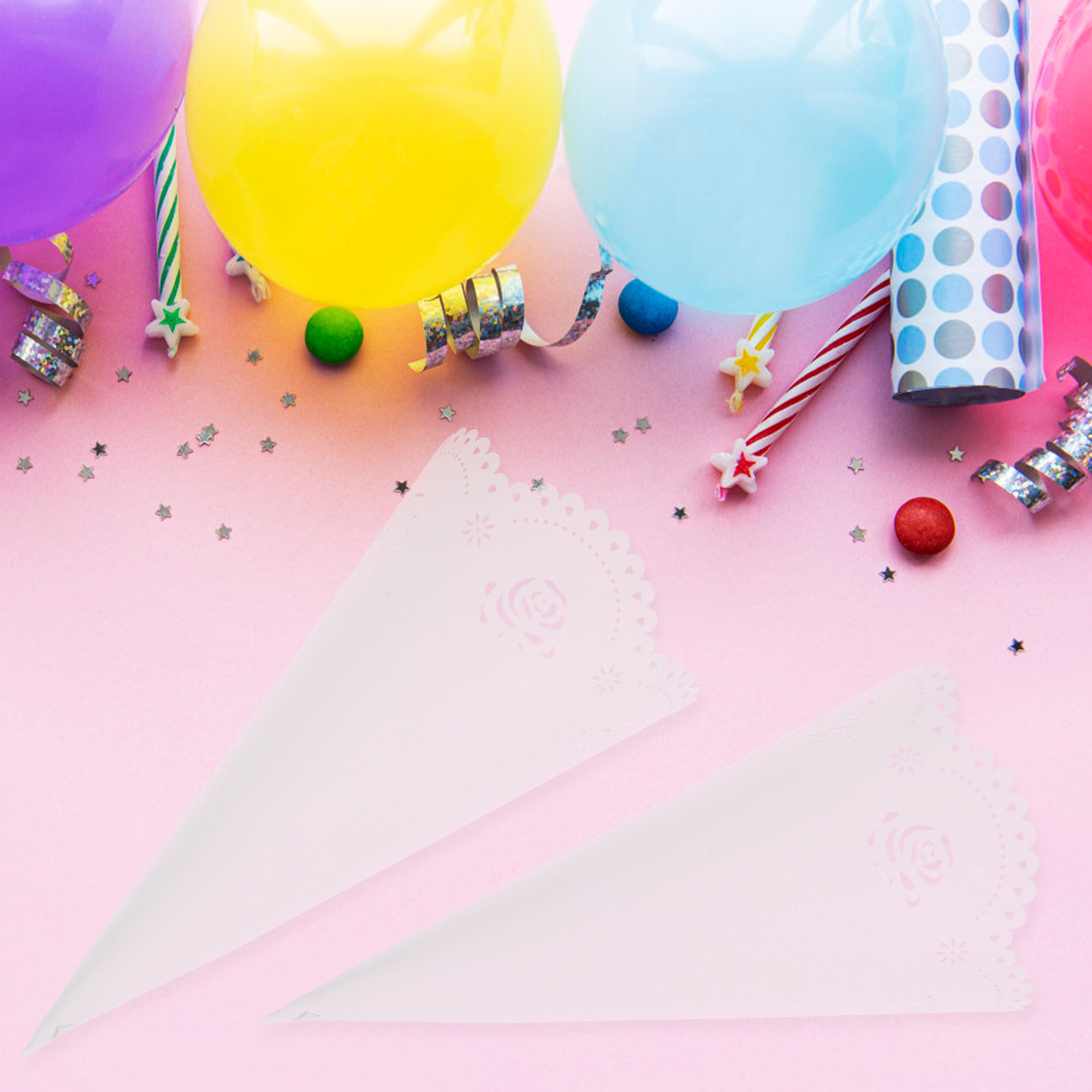 20Pcs Hollow Confetti Holders  - огляд і ціна Papercraft Supply Confetti