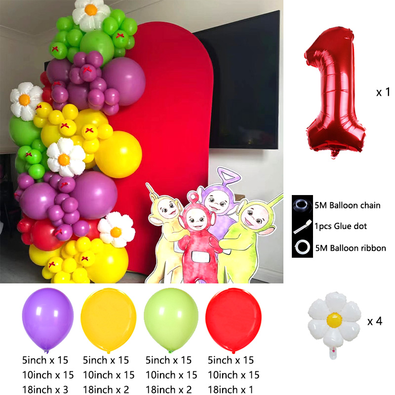 Teletubbies Themed Balloon Arc - огляд і ціна Balloon Arch Kit