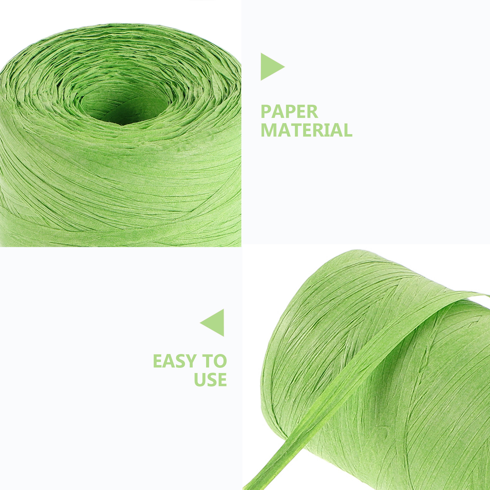 Raffia Paper Colored Flat Stri - огляд і ціна Papercraft Supply Ribbon