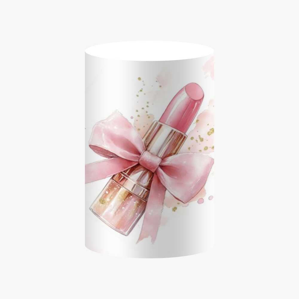 Pink Beauty Party Cylinder Bac - огляд і ціна Dessert Table Backdrop