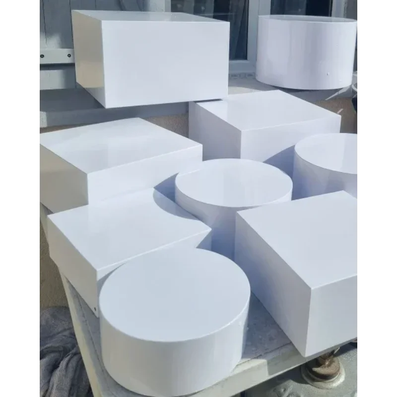 White Column Flower Vase 10pcs - огляд і ціна Dessert Table Backdrop