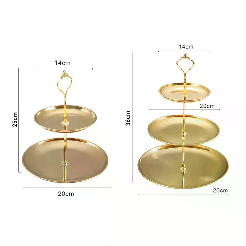 /PFU/Silver 2/3-Tier Cake Stan - огляд і ціна Cupcake Stand Tier
