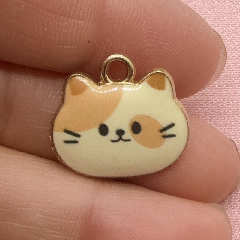12pcs Printed Cat Head Alloy D - огляд і ціна Event Party