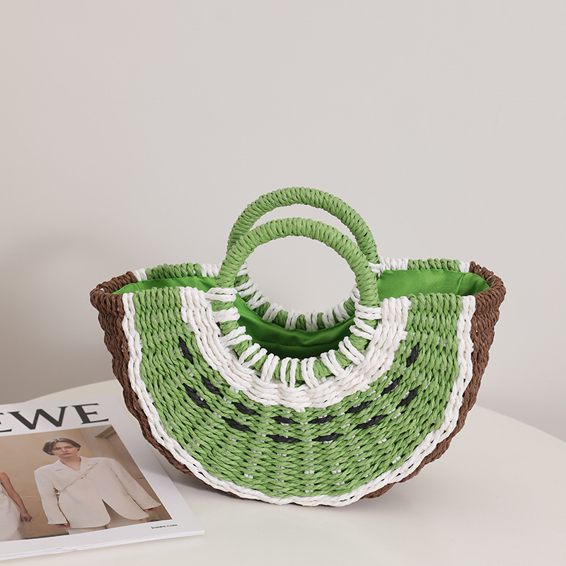 Cute Watermelon Straw Bag Cand - огляд і ціна Paper Straw Color