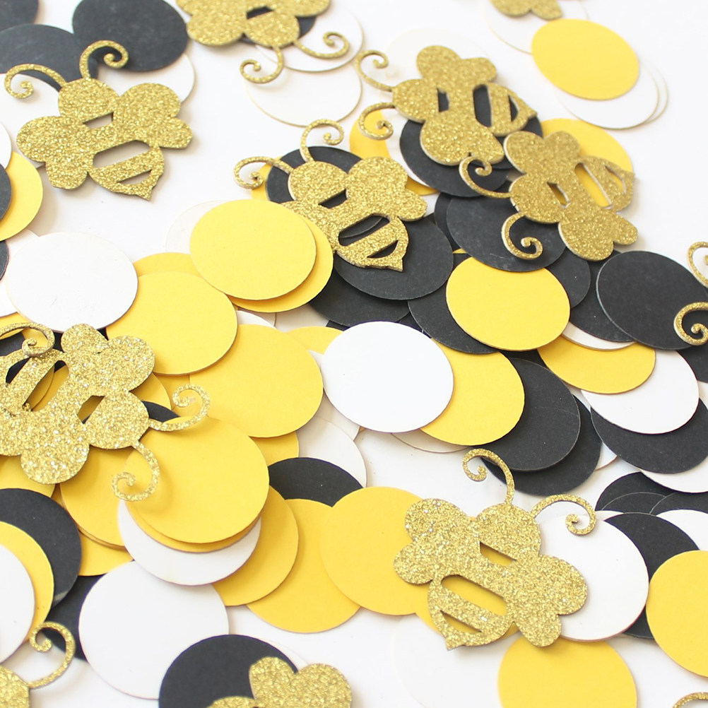 1Set Cartoon Bee Paper Scrap R - огляд і ціна Papercraft Supply Confetti