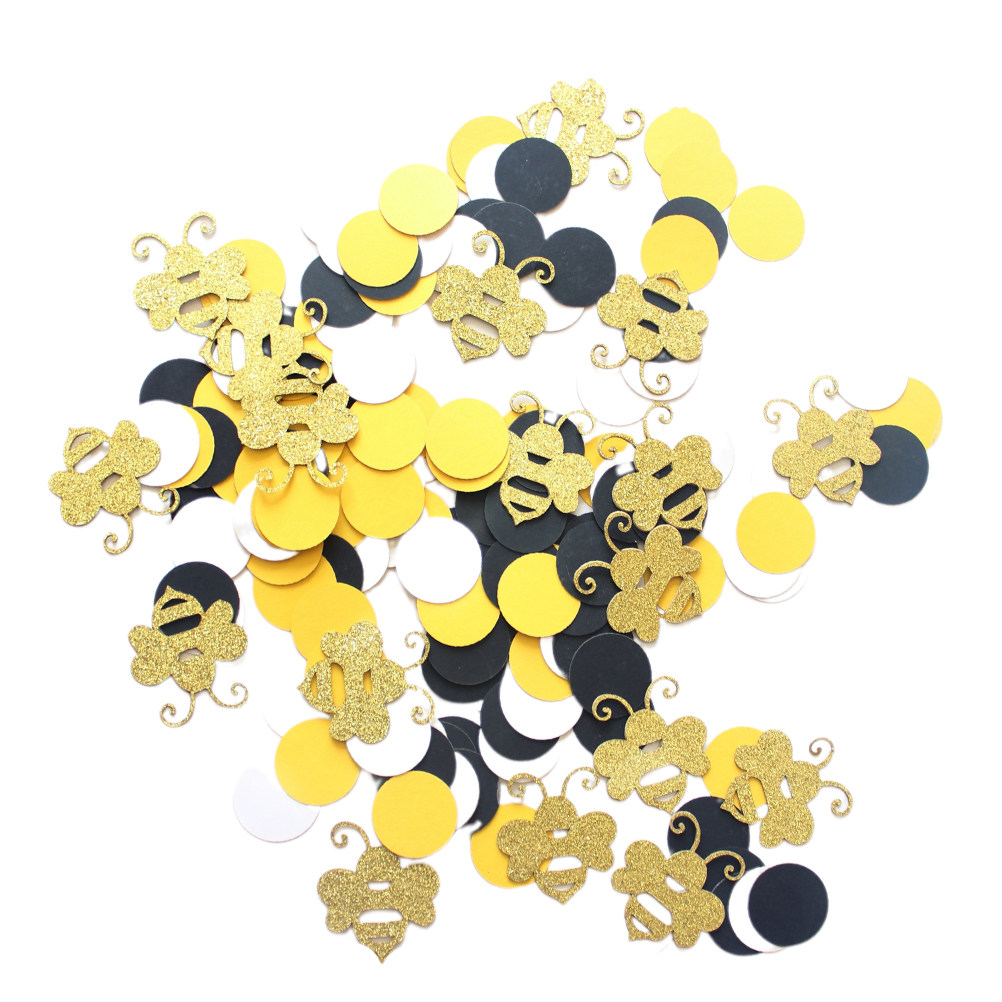 1Set Cartoon Bee Paper Scrap R - огляд і ціна Papercraft Supply Confetti