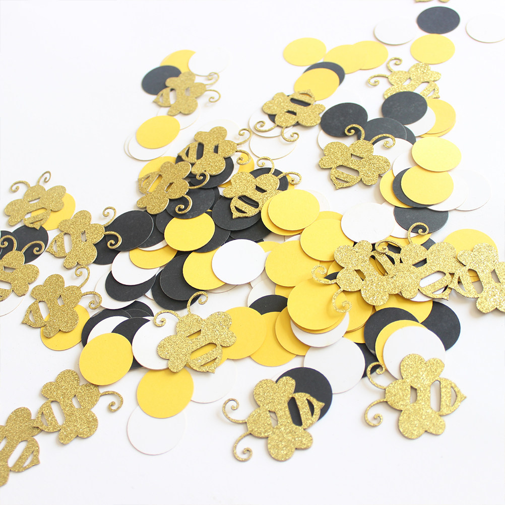 1Set Cartoon Bee Paper Scrap R - огляд і ціна Papercraft Supply Confetti